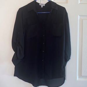 Express black portofino blouse